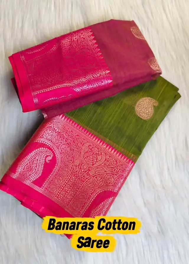 Banaras Cotton Saree – Magenthy